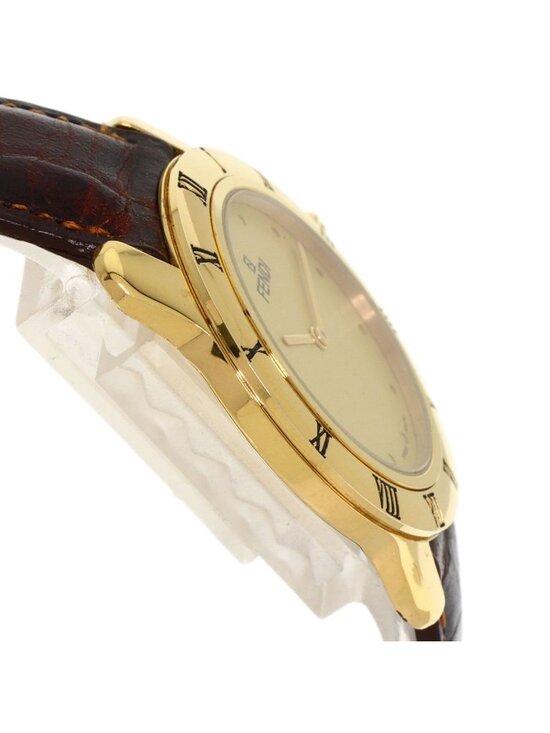 Fendi Round Face Watch Leather main image 13